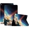 Generico DayQiQiPu Caso per Huawei MediaPad M3 Lite 8,0 Pollici CPN-W09/CPN-AL00 Ultrasottile con Motivo della Serie Star River in Pelle PU Flip Custodia Protettiva con Auto Sveglia/Sonno,02