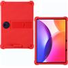 AKNICI Custodia Silicone per TCL TAB A1 Plus Tablet 12,2 Pollici, Protettiva Cover con Supporto Integrato per TCL TAB A1 Plus Tablet 12,2 Pollici, Rosso
