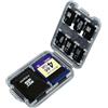 Generic Custodia protettiva compatta in plastica trasparente per schede SD, SDHC, TF, fotocamera, telefono, drone, fotografia, 5 pezzi