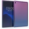 kwmobile Cover Compatibile con Samsung Galaxy Tab S6 Lite - Custodia Cover Tablet in silicone TPU - Copertina protettiva Tab - Backcover - 2 colori viola/blu/trasparente