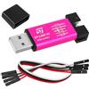 YELUFT Emulatore ST-Link V2 - Programmatore downloader supporta la masterizzazione e il debug di chip serie STM8 STM32 con cavo di connessione