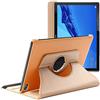 ebestStar - Cover per Huawei MediaPad M5 Lite 10.1, Custodia Protezione Rotazione 360, Pelle PU, Dorato