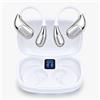 GYQX Cuffie Bluetooth 6.0 Open Ear, Auricolari Wireless Sportivi con Gancio, 4 Microfoni ENC, Driver da 13 mm, 50 Ore, IPX7, Display LED, Bassa Latenza, USB-C per Corsa, Palestra, Ciclismo e Fitness
