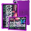 Generic Custodia in silicone per tablet DOOGEE U11 da 11, copertura completa, antiurto, antigraffio, supporto regolabile e cover in morbido silicone, viola