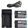 DSTE D-LI109 DSTE 2 pezzi di batterie batteria e 2 canali Dual USB caricatore rapido Compatibile per Pentax D-LI109 K della R K 30 K 50 K della 500 S2 2 K K K della S1