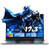 CHIFUYOU Notebook 17,3, i5-7Y57, 16GB RAM 1TB SSD | Tastiera retroilluminata completa di tastierino numerico e ampio touchpad