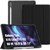 FINTIE Cover per Samsung Galaxy Tab S10 Lite/S10 FE/S9 FE 10.9 & S9 11 | con S Pen Portapenne - Sottile Leggero Custodia Retro Opaca Traslucida Cover con Auto Sveglia/Sonno, Nero