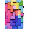 Auslbin Colorato Pu Cover Lenovo Idea Tab Pro 12.7 2025 TB-373FU TB-375FC Movendo Bellissimo Pattern Flip Tablet Custodia con Funzione Stand Adatto per i Film Video Chat (CH) Costruzioni