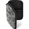 deleyCON Cover Custodia per Dispositivi di Navigazione - 4,3 & 5 Pollici (14,6 x 9,3 x 3,4 cm) - Resistente & Antiurto - 2 Tasche Interne - Camouflage