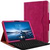 KARYLAX - Custodia protettiva e modalità supporto orizzontale, colore rosa fucsia con tastiera francese Azerty Connection Bluetooth per tablet Lenovo Tab M10 HD da 10,1 pollici