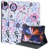 LSPCASA Custodia per iPad Air da 13 pollici M3 2025/M2 2024/iPad Pro 12,9 pollici 2022/2021/2020/2018 (6/5/4/3 generazione), ultra sottile in pelle PU con portapenne e funzione di supporto, custodia