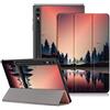 DINGGUAGUA Custodia per Samsung Galaxy Tab S9 Plus 12.4 2023 SM-X810/X816B/X818U Tablet,Cover con Funzione Supporto,Crepuscolo