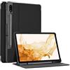 ProCase Custodia per Samsung Galaxy Tab S7 FE 5G 12,4 Pollici 2021 /S8 Plus 2022/S7 Plus 2020, Cover con Portapenna for 12.4 Samsung Galaxy Tablet (SM-X800 X806 T730 T736 T970 T975 T976 T978) -Nero