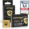 PATONA Protect Batteria per Canon LP-E10 LPE10 1020mAh 7.4V | Batteria per EOS 1100D 1200D 1300D 2000D 4000D, Rebel T3 T5 T6 T7 T100, Kiss X50 X70 X80, con NTC-Sensor e box protettivo
