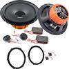 EvoTuning Kit Casse Altoparlanti per Peugeot 208 Anteriori o Posteriori (5 Porte) compatibile con Hertz DSK 165.3 Set 2 Woofer +2 Tweeter +2 Crossover +2 Anelli 2 Connettori (No Plug and Play)