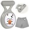 AXFEE Portachiavi AirTag, Localizzatore di Chiavi AirTag Portatile | per Zaini e Animali Domestici, Portachiavi GPS Anti-Perso con pendente, Anti-graffio Custodia Airtag Nascosta con Spilla