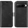 OCASE Portafoglio Cover per Google Pixel 10/10 Pro (6,3'') Nero Grigio | Custodia a Ribalta, Portafoglio in Pelle PU, Blocco RFID, 3 Slot per Carte, Supporto Integrato, Protezione Antishock