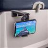 Generic Supporto portatile per telefono da aereo, pieghevole, regolabile e girevole, supporto da viaggio per scrivania, volo, sedile del treno e selfie, staffa universale compatta
