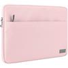 MoKo Borsa Sleeve per Tablet 9-11 Pollici con Doppie Tasche | Compatibile con iPad Air 11 M3, iPadA16, iPad Pro 11 M4, iPad Air M2/5/4/3, iPad10/9/8/7, Rosa