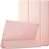 EasyAcc Custodia Cover Compatibile con iPad 9/8 / 7 Generazione | Custodia con iPad 10.2 2021 2020 2019 , Posteriore Opaca Ultra Sottile con Funzione Auto Wake Up/Sleep, Oro Rosa
