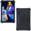 AKNICI Custodia Silicone per DOOGEE T20 Mini/Pro Tablet 8,4 Pollici, Cover Protettiva Con Supporto Integrato, Nero