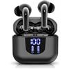 kepsa Auricolari wireless, cuffie in-ear Bluetooth 5.4 2026 con stereo HiFi e con microfono a cancellazione del rumore ENC a 4 canali, 48 ore di riproduzione, impermeabili IPX7 per Android, iOS e Windows