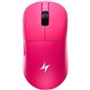 ATK Dragonfly A9 MINI+ Mouse Gaming Wireless - Rosa | Ultraleggero 39 g, Sensore PAW3955 Master, 50.000 DPI, 8.000 Hz, Batteria 200 h, 2 modalità 2.4G/Cablato, per PC