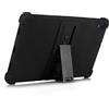 FONREST Per Lenovo-Tab-P11/P11-Plus/P11-5G (TB-J606F/J607F/J616F/J607Z) Custodia morbida silicone con cavalletto flessibile e leggero, antiurto Full Body Cover protettiva con angoli ispessiti (nero)