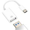 HOYULLI Adattatore USB-C a USB A 3.0 OTG Hub cavo Apple iPhone15 Pro Max Plus Ipad Pro Air Mini Mouse Port Converter compatibile per Samsung Galaxy Pixel MacBook Accessori TypeC Thunderbolt Adapta CJJ