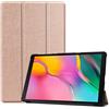 Saturcase, custodia per Samsung Galaxy Tab A 10.1 (2019), in pelle PU, pieghevole, con supporto, custodia protettiva per tablet Samsung Galaxy Tab A 10.1 (2019) SM-T510 T515 Rose Gold