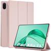 WD&CD Custodia Compatibile per Honor Pad X8a 11, Ultra Sottile PU leather Smart Pelle Cover con la Funzione Compatibile per Honor Pad X8a 11 Tablet - Rosa Baby