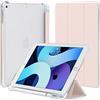 4UBonLife Custodia Cover per iPad 9,7 Pollici 6a / 5a Generazione 2018/2017 con Portapenne, per iPad Air 1 2013/Air 2 2014 Sottile Leggero in Morbido TPU Traslucida Posteriore Opaca Cover, Rosa