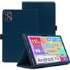 KUSINHOKA Custodia Compatibile con KINGRID W90/KINGRID T90 11 Pollici, Leggero Pelle PU Protettiva Cover con Cinturino da Polso, Tablet Custodia Magnetico con Funzione di Supporto, Blu Scuro