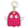 XSUIOY Custodia portachiavi in pelle compatibile con Apple AirTag, GPS Airtag, portachiavi con anello portachiavi, custodia protettiva antigraffio per chiavi, portafoglio (fantasma)