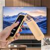 Generic Custodia per telecomando, cover in silicone che si illumina al buio per TV, Streaming Stick e telecomando universale, custodia protettiva (arancione)