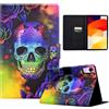 LSPCASA Protettiva Case Compatibile Con Xiaomi Redmi Pad SE 11 Pollici Custodia Redmi Pad SE Con Slot Per Carte Redmi Pad SE Cover Con Funzione Stand Osso