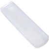 Dorccsi Custodia protettiva per telecomando, in silicone, impermeabile, per TV, condizionatore d'aria, 18, 5x5 cm, trasparente, in silicone, per telecomando TV.