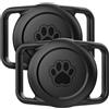 citymore per Apple Airtag Collare per cani, confezione da 2 collare impermeabile Airtag per gatti, custodia morbida in silicone Airtag per cani e gatti