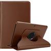 Cadorabo Custodia Tablet per Samsung Galaxy Tab 4 (10.1 Zoll) SM-T530 / T535 in BRUNO FUNGO - Copertura Protettiva in Stile Libro SENZA Auto Wake Up con Funzione Stand e Cerniera Elastico