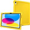 TECHGEAR Custodia Protettiva Progettata per iPad 10 Generazione 2022 10,9, Cover Antiscivolo in Silicone Morbido e Resistente agli urti Con Pellicola Protettiva, Cover iPad 10 Idiale per bambini