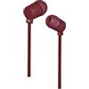 Meliconi Mysound - Speak Fluo Dark Red Type-C Cuffie Auricolari In-Ear rosso bordeaux - Materiale Soft Touch, Cavo Piatto Anti-Groviglio, Resistenti al Sudore, ottime per Musica, Chiamate e Sport