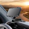 Generic Supporto magnetico per telefono da auto, supporto girevole a doppia ventosa regolabile, materiale ABS resistente, supporto per telefono cellulare a mani libere