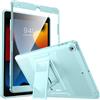 MoKo Antishock Cover per iPad 9a Gen/8a Gen/7a Gen, Cielo Blu | Custodia Full Body Coperta Protettiva Anti-urti Protezione Completa e Sporco con Pellicola Integrata per iPad 10.2''