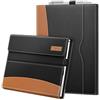 FINTIE Custodia per Microsoft Surface Pro 7+/7/6/5/4/3 12.3 Pollici | [Multi-angli] Portfolio Business Cover con Tasca, Compatibile con Tastiera Type, Nero