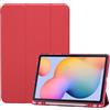 ProCase Cover Galaxy Tab S6 Lite 10,4 Pollici 2024/2022/2020 con Portapenna | (SM-P613/P619/P615) Ultra Sottile Smart Cover per Tab S6 Lite con Portapenna -Rosso