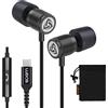 LUDOS ULTRA Cuffie USB C, Garanzia 5 Anni, Auricolari USB C In-Ear per iPhone 16 15 Pro Max Plus iPad, Cuffie Type C con Microfono per Samsung Galaxy S24 S23 Ultra S22 S21 FE S20 Z Flip 3 Fold 4 A54