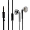 Moondrop Nice Buds - Auricolari a testa piatta con spina stereo da 3,5 mm (trasparenti con microfono)