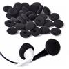 Generic 30 cuscinetti in spugna nera morbida per cuffie auricolari