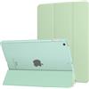 MoKo Cover Custodia Per iPad 6a/5a Gen.2018/2017 da 9,7, Crema al Lime | Ultra Sottile Leggero Custodia con Funzione di Auto Sveglia/Sonno Retro Semi-Trasparente Rigido