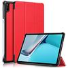 Kepuch Custer Cover per Huawei MatePad 11 2021,PU-Pelle Case Custodia per Huawei MatePad 11 2021 - Rosso